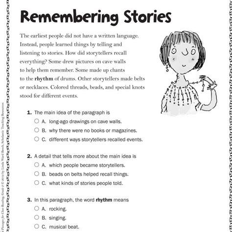 2nd Grade Reading Comprehension Worksheets