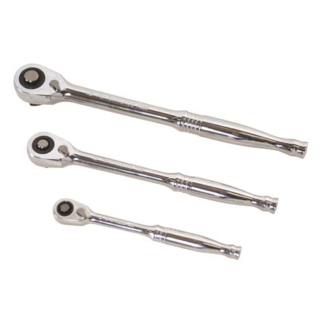 Reversible Ratchet Set 3 Piece 1 4 3 8 And 1 2 Drive Kincrome Tools Kincrome