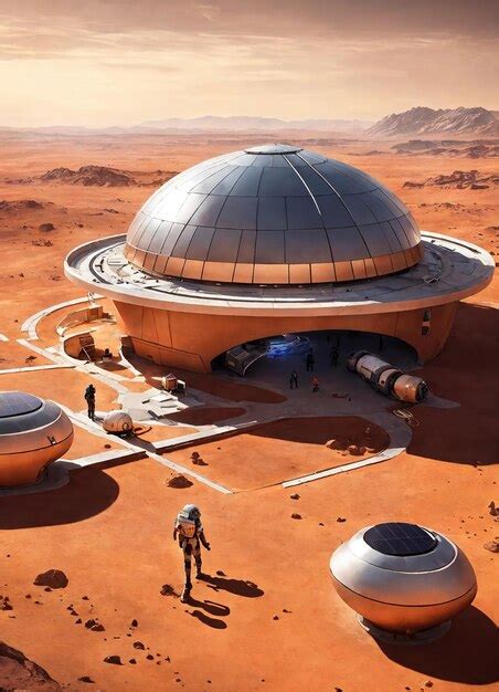 Premium Photo Mars Planet 3d Render Science Fiction Illustration