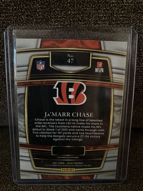 Mavin | 2021 JAMARR CHASE Rookie Select Concourse Base Bengals WR RC #47