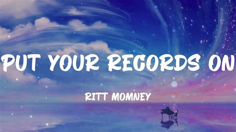 Put Your Records On Ritt Momney Lyrics Youtube