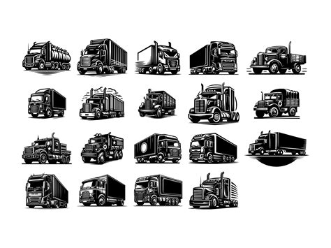 70 Trucks Svg Png Pdf Vector Files Clipart Bundle And Logo Trucks