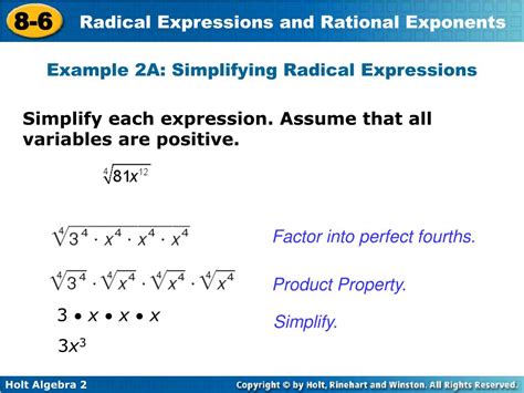 Ppt Rewrite Radical Expressions By Using Rational Exponents