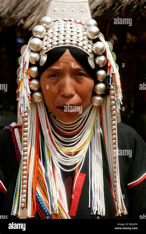 Thailand Woman Belonging To The Akha Ethnic Group Stock Photo Alamy