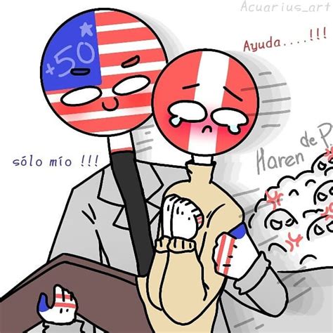 PerUsa Perú x USA CountryHumans By Acuarius art Instagram