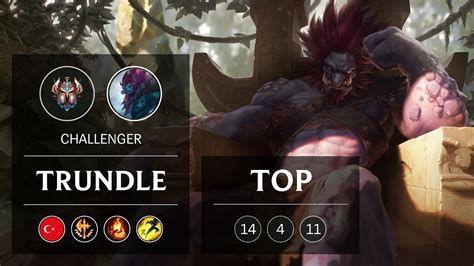 Trundle Top Vs Darius Tr Challenger Patch Youtube