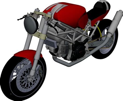 Ducati Monster 3d Cad Model