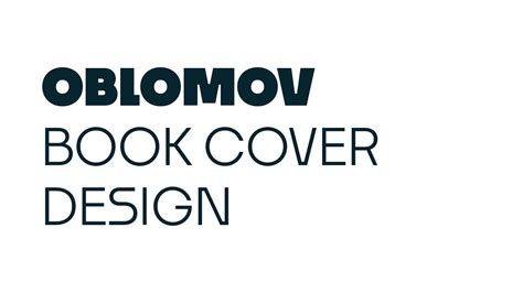 Oblomov Book Cover Design :: Behance