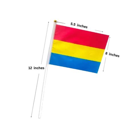 Small Pansexual Flags On A Stick Wholesale Gay Pride Parade Flags We