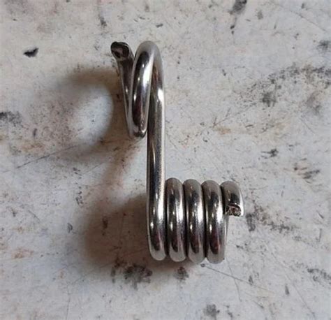 Silver Stainless Steel Torsion Spring For Garage Material Grade