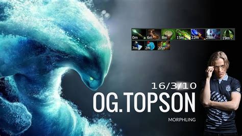 Topson Morphling GODSON MID Dota 2 Pro Gameplay 7 27c YouTube