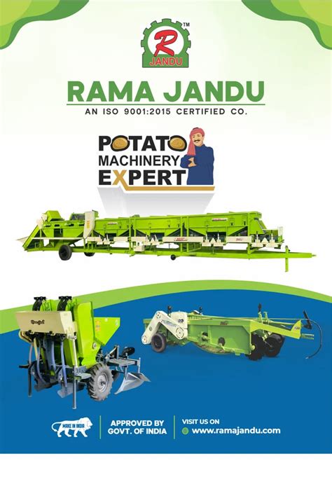 Rama Jandu Automatic Potato Bed Planter Line At Rs In Moga