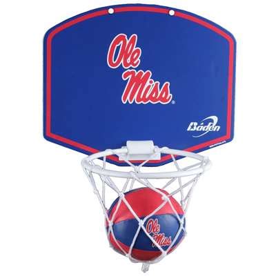 Mississippi Ole Miss Rebels Mini Basketball And Hoop Set