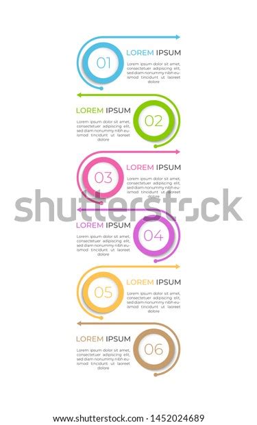 Vector Vertical Infographic Circular Diagram Template 库存矢量图（免版税）1452024689 Shutterstock