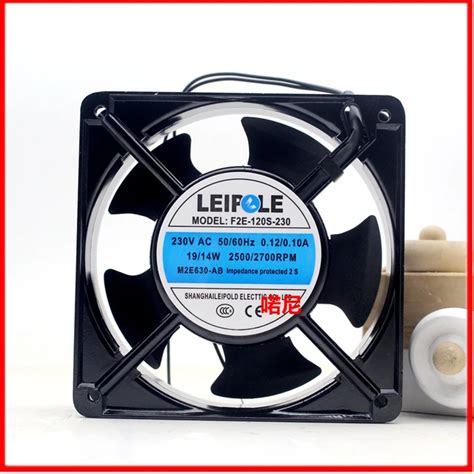 F2e 120s 230 120x120x38mm 12cm 220v Metal Enclosure Fan Axial Fans