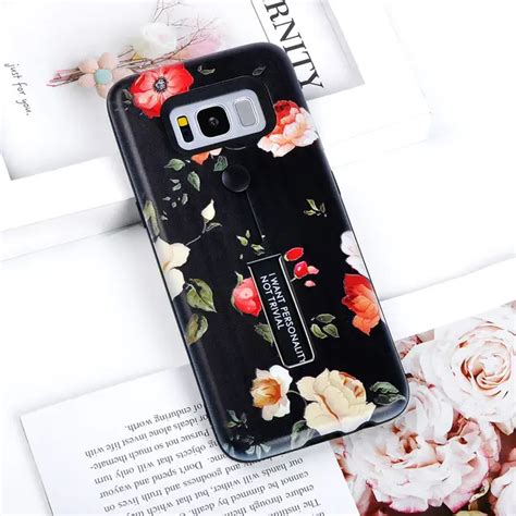 Retro Classical Flowers Phone Case For Samsung Galaxy S8 S8plus S9