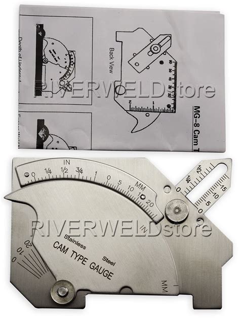 Riverweld Welding Gauge Bridge Cam Gage C50 Test Ulnar For Welder