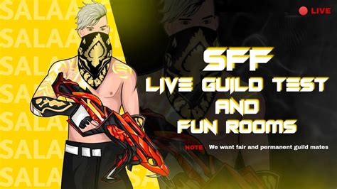 Free Fire Telugu Live Salaar Ff Guild Trails Salaar Is Live