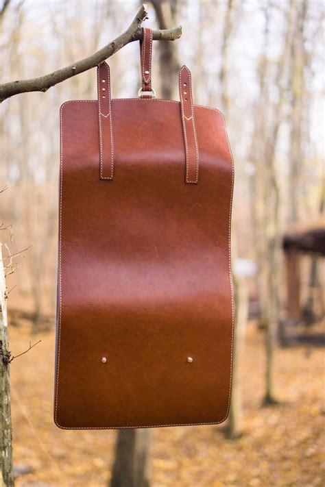Handmade Leather Toiletry Travel Bag Brown Galen Leather
