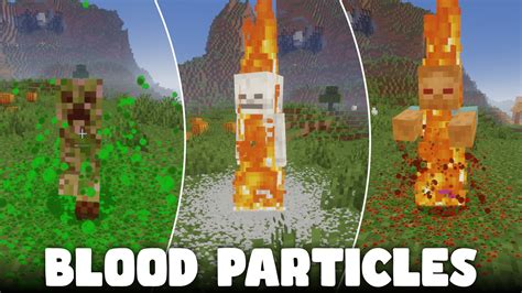 BN Blood Particles для Minecraft 1 18 2