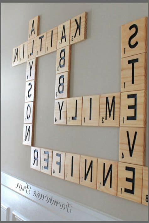 DAANIS: Scrabble Wall Art Family Names Generator