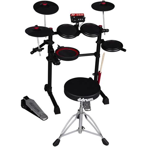 Ddrum E Flex Complete Electronic Drum Set With Mesh Drum Heads Ddrum