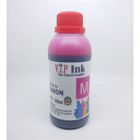 jual vip ink tinta canon isi ulang ml  suntikan  quality