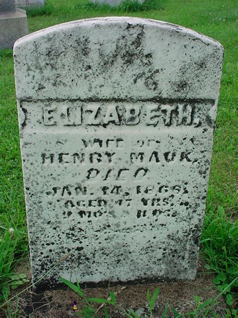 Elizabeth Knarr Mauk Find A Grave Memorial