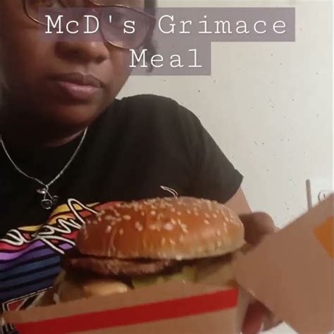 Mcdonalds Grimace Meal Review Youtube