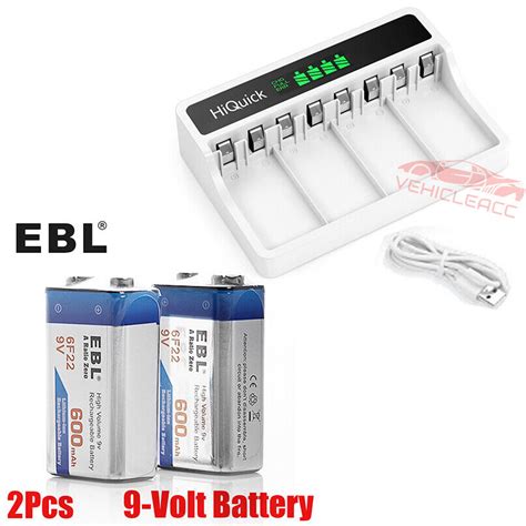 Ebl V Mah F Li Ion Rechargeable Batteries Slot Volt Lcd