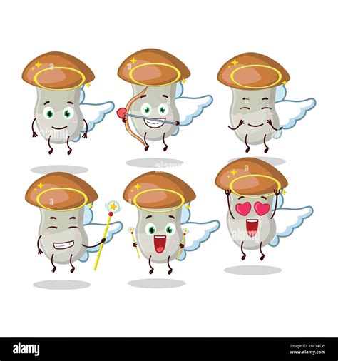 Aspen Cartoon Designs As A Cute Angel Character Vector Illustration