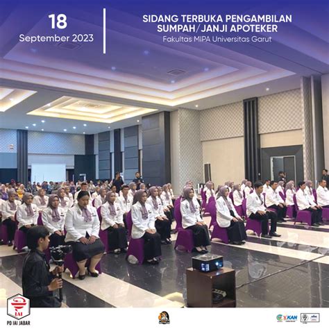 Sidang Terbuka Pengambilan Sumpah Janji Apoteker Program Studi