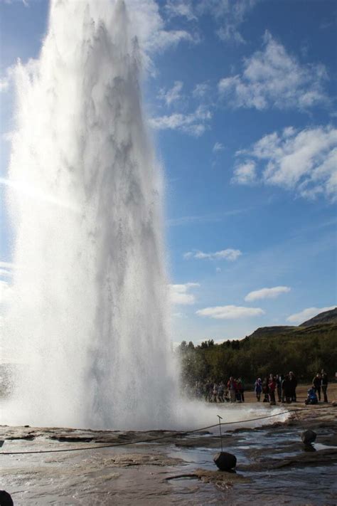 Island Geysir Faszinierende Wasserfont Nen Erleben