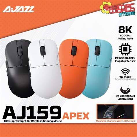 Jual Ajazz AJ159 APEX AJ 159 APEX Ultra Lightweight Wireless Gaming