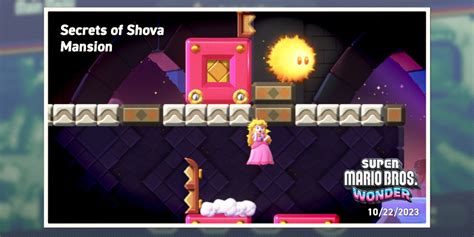 Super Mario Bros. Wonder: Secrets of Shova Mansion Course Guide (All ...