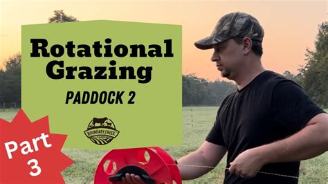 Rotational Grazing Setting Up The Paddocks Youtube