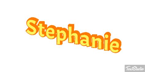 Stephanie Name Animated  Logo Designs