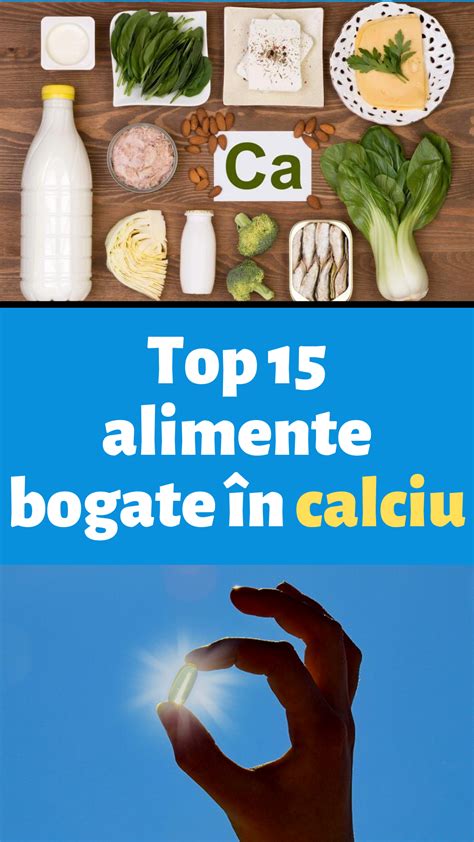 Top 15 alimente bogate în calciu