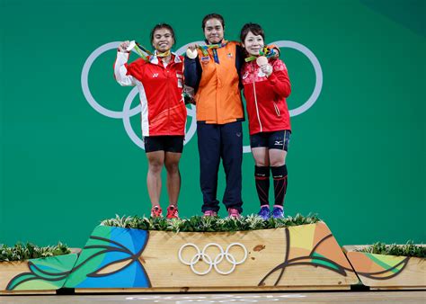 FOTO: Medali perak pertama untuk Indonesia di Olimpiade Rio