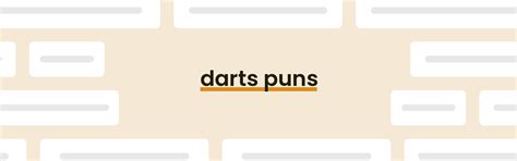 Darts Puns Best Darts Puns For 2024 Punpress