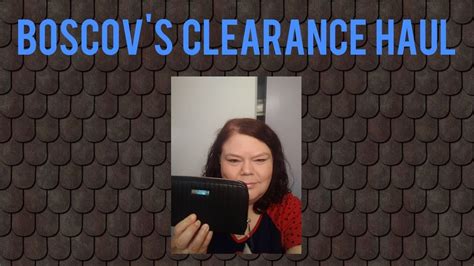 Boscov's Clearance Haul - YouTube