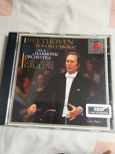 CARLO MARIA GIULINI BEETHOVEN SYMPHONY NO 3 EROICA CD 1994年 舊版 澳洲版