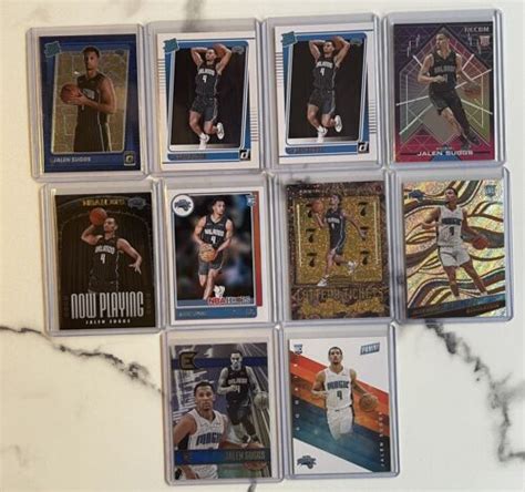 Donruss Optic Jalen Suggs Blue Velocity Prizm Rated Rookie