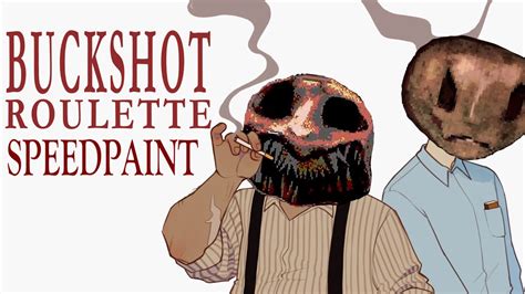 Buckshot Roulette Dealers Speedpaint Youtube