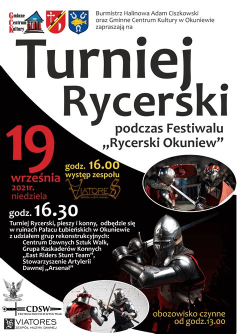 Turniej Rycerski Podczas Festiwalu Rycerski Okuniew Wrze Nia