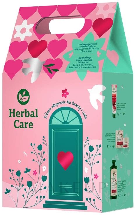 Farmona Herbal Care Rose Gift Set F Cr Ml H Cr Ml Bath Foam