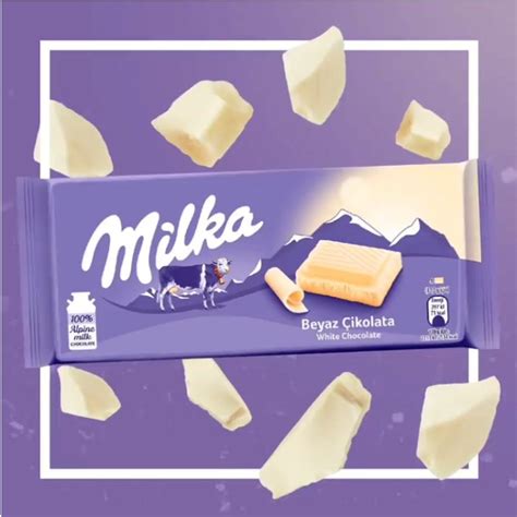 Milka White Chocolate Bar 100G – ChocoLounge