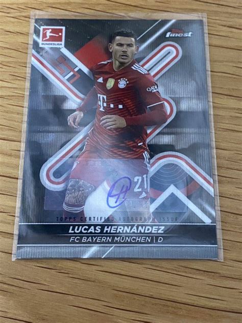 Yahooオークション 2021 22 Topps Finest Bundesliga Autograph 直