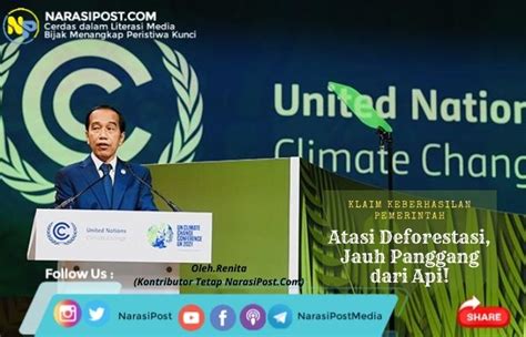 Klaim Keberhasilan Pemerintah Atasi Deforestasi Jauh Panggang Dari Api