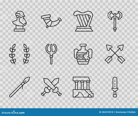 Two Crossed Ancient Keys Cartoon Vector Cartoondealer